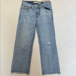Girls Levi wide leg jeans size 5